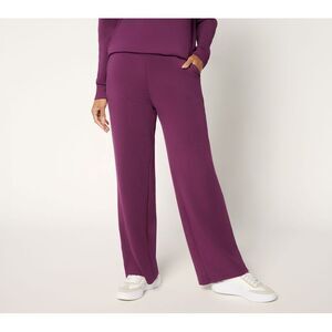 Maya J Women's Plus Sz Pants 1X ScubaLuxe Le Chic Pant Purple A703687